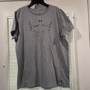 Under Armour Project Rock. women’s tshirt. Size large